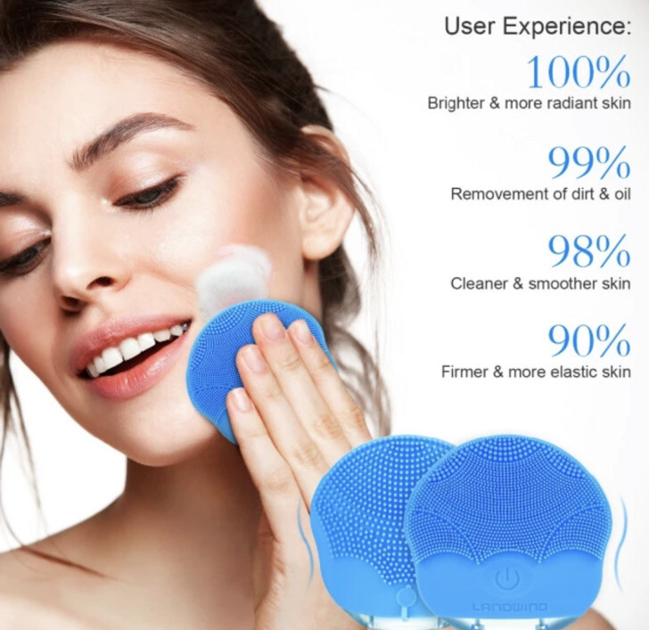 Landwind mini Facial Cleansing Brush Massaging Vibrations USA Seller Get It Fast