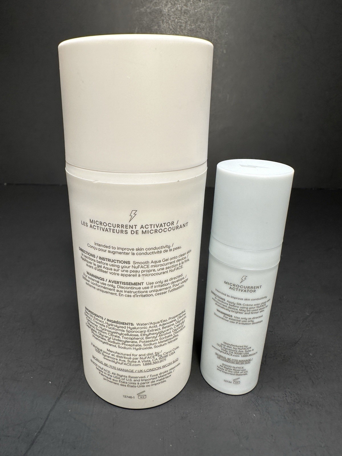 NuFace Trinity + Microcurrent Facial Toning W/ Lip & Eye Attachment, New Gel