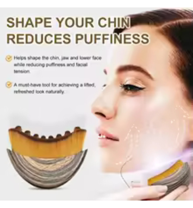 Lymphatic Contour Face Brush,Gua Sha Brush for Facial Contouring and Lymphatic