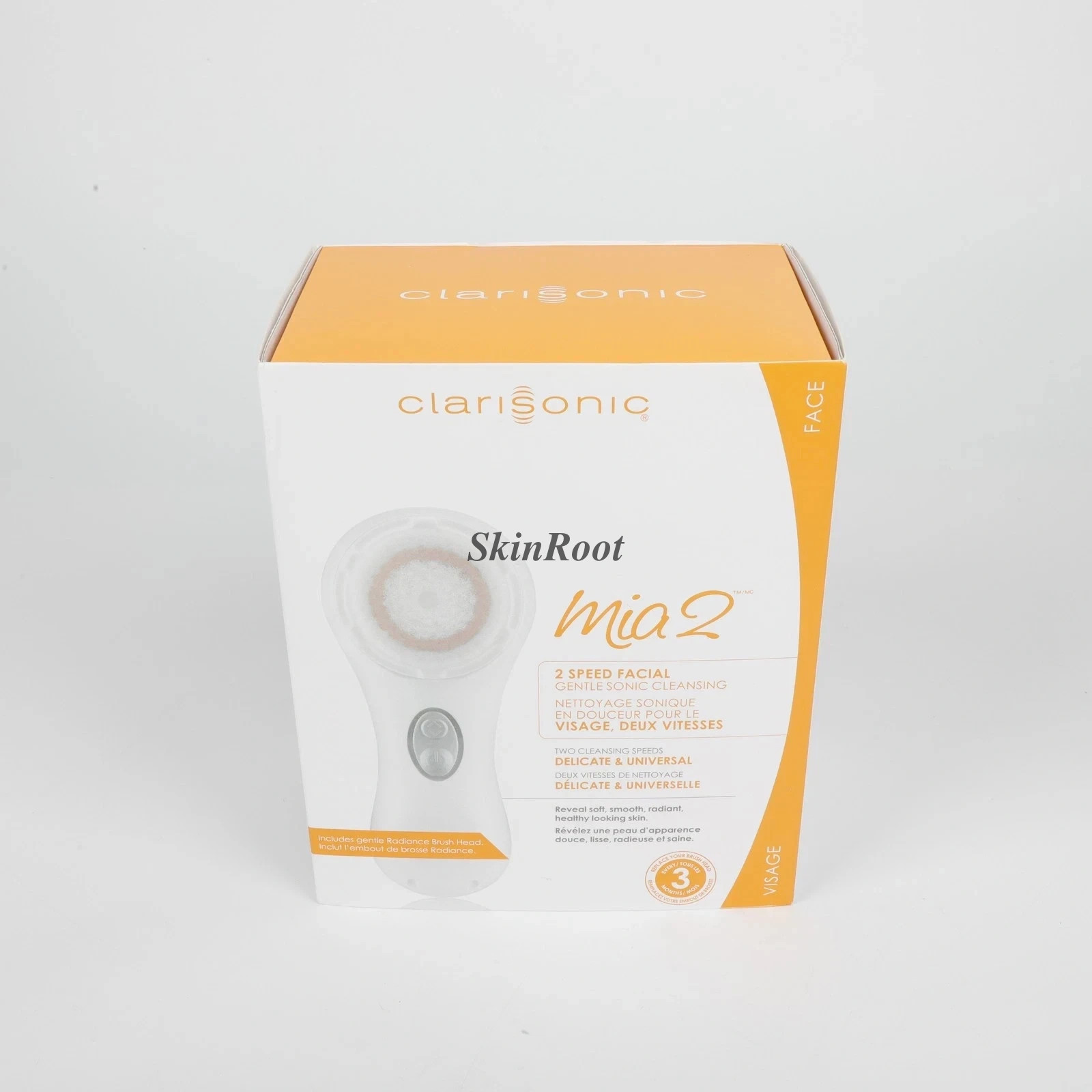 Clarisonic Mia 2 Sonic Skin Cleansing System WHITE NEW Sealed