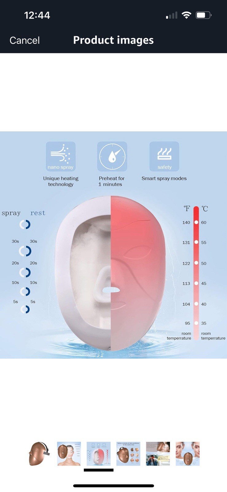Bvcewilty Facial Steamer Tool for Skin Care NEW Nano Ionic Technology
