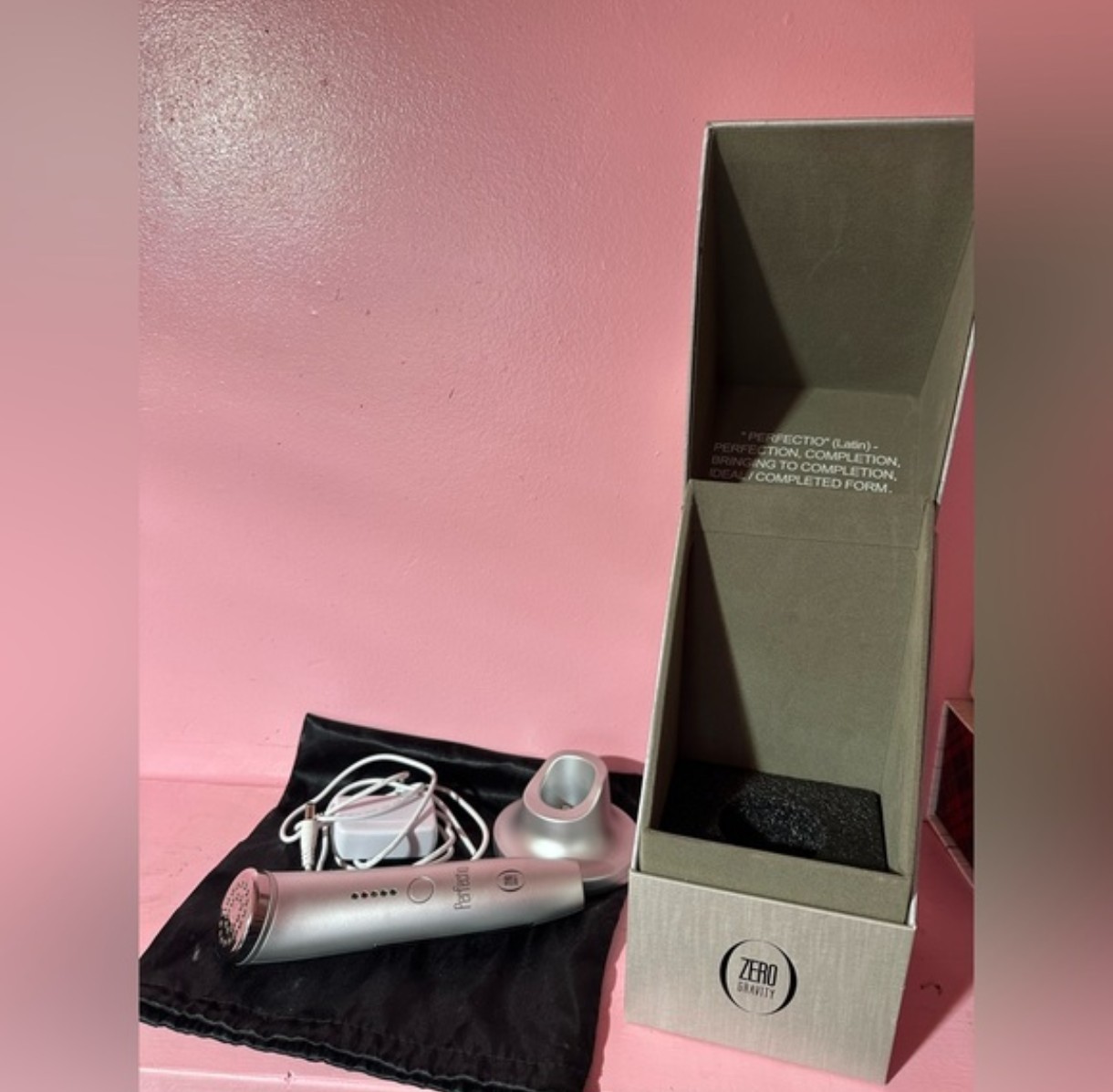 Perfectio Zero Gravity Anti-Aging LED Skincare Device – with Charger & Box.