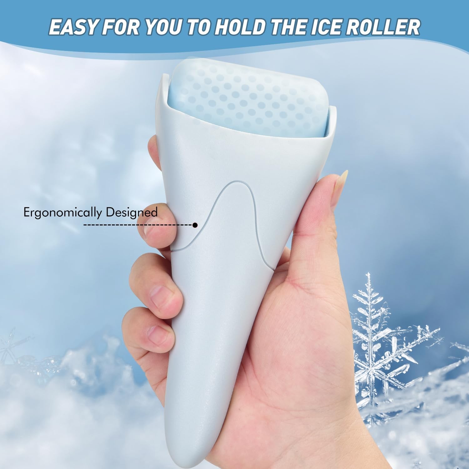 Fronnor Ice Roller for Face,Eyes,Facial Massager Tool,Soothing Skin Care Tool…