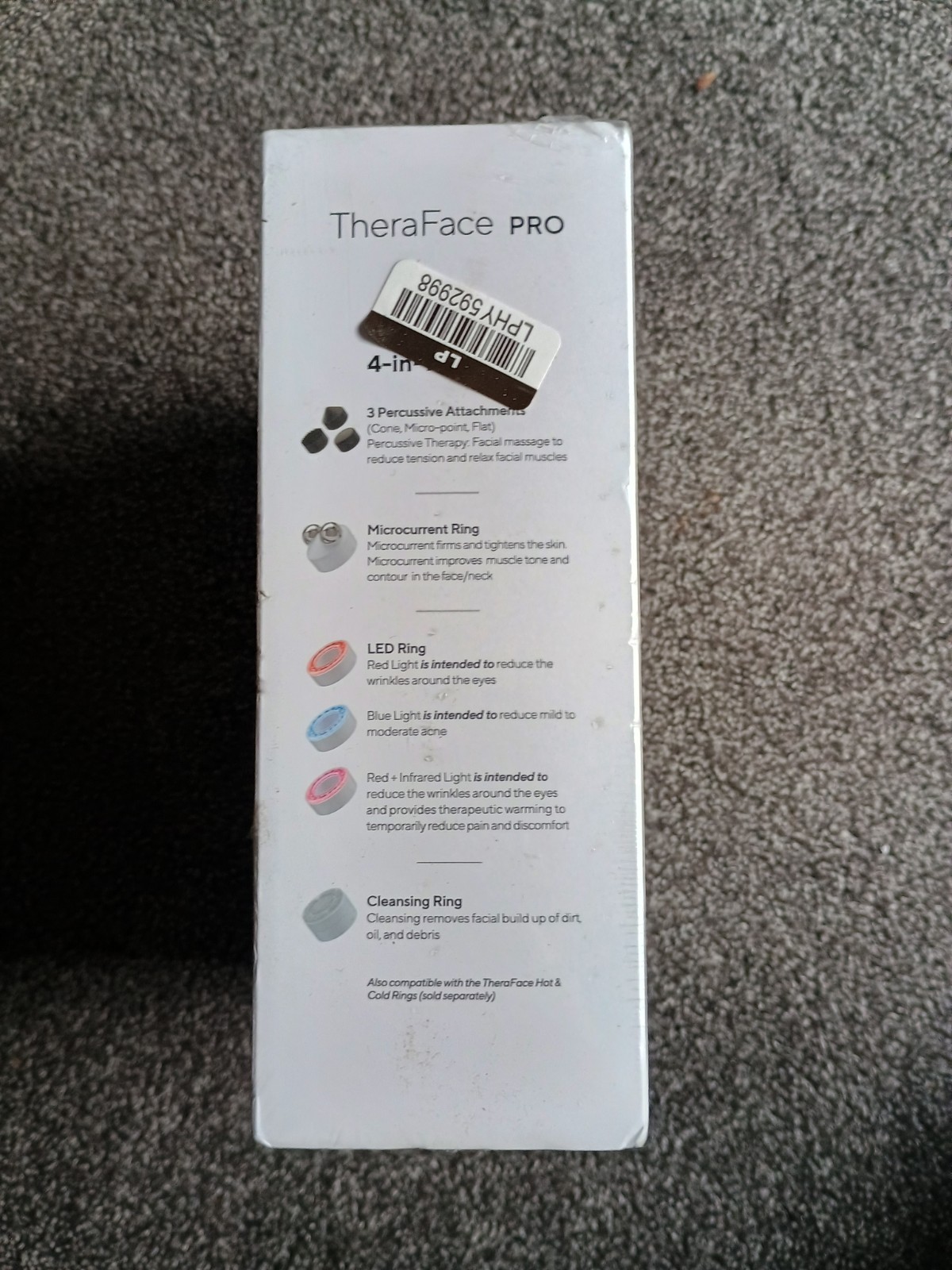 Therabody – TheraFace PRO – Multi-Use Facial Health Device – White – NEW