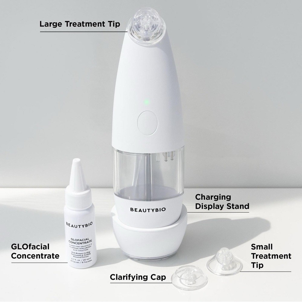 NEW BeautyBio Pore Cleansing Tool with LED Blue Light