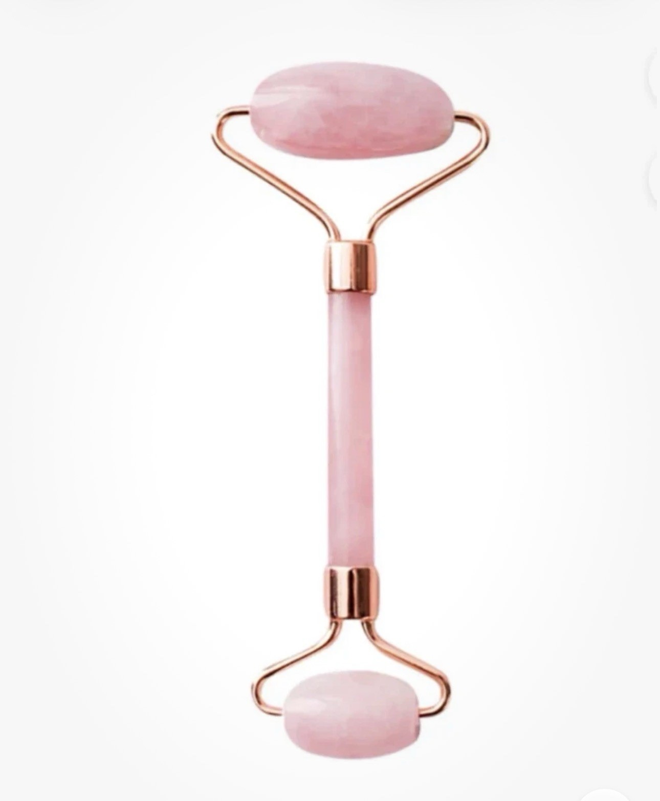 Beauty Face Roller Set Pink & White Heart Facial Massager 2 Pack