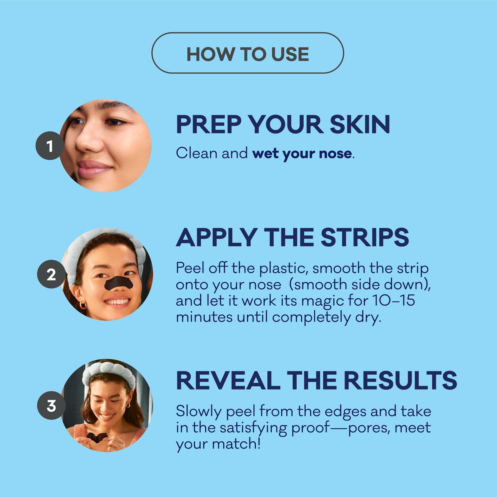 Bioré Charcoal Deep Cleansing Pore Strips for Men, 6 Count (Pack of 1), White
