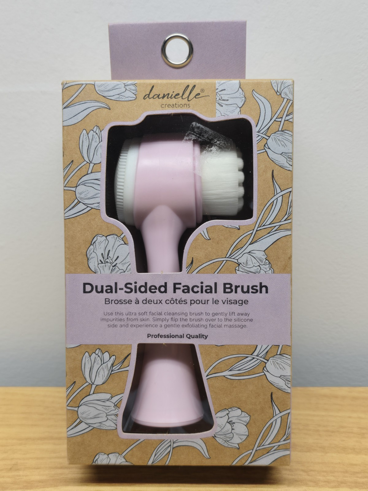 NEW Danielle Creations Dual Facial Brush Professional Quality With Two Brushes