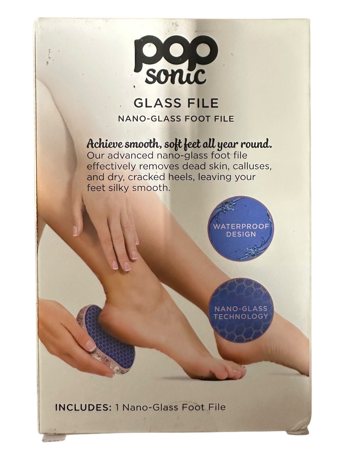POP sonic Glass File Nano-Glass Foot File