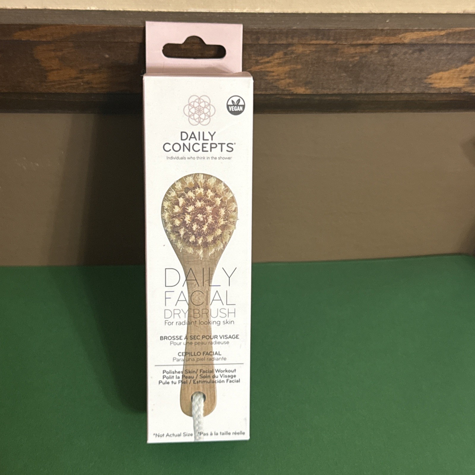 Daily Concepts Daily Facial Dry Brush NEW-SEALED BOX, Radiant Skin, NEW