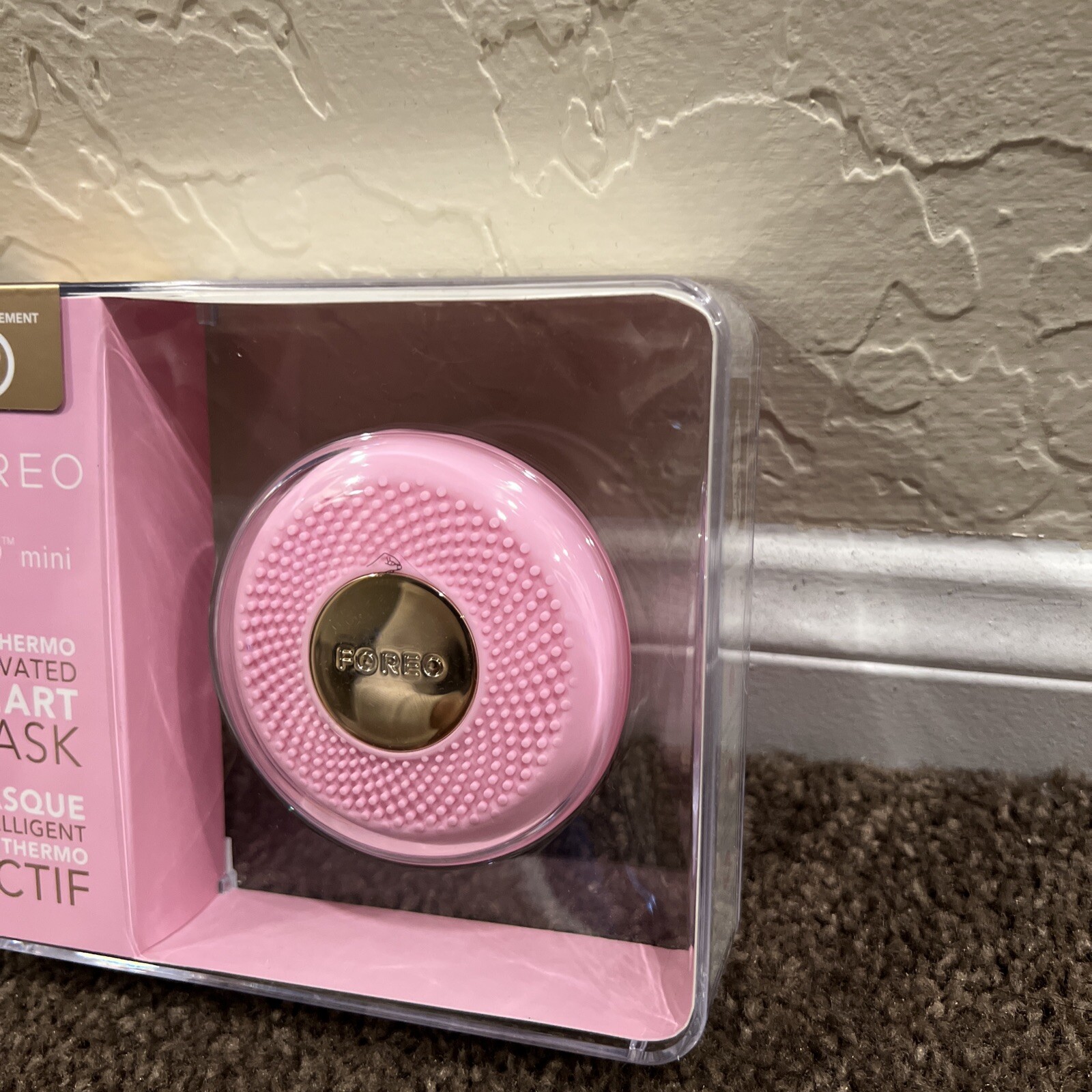 FOREO UFO mini Smart Mask Treatment Device Pearl Pink LED Heat Therapy smart