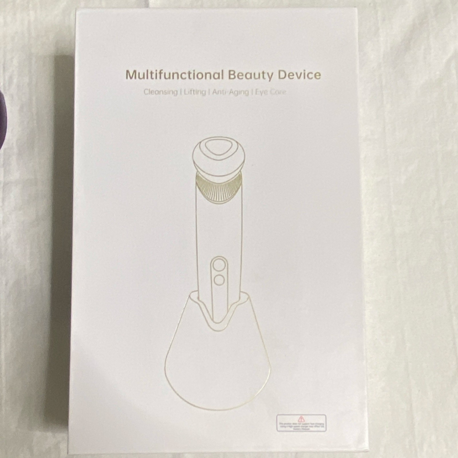 Yuonry Rechargeable Facial Massager Cleansing Lifting Anti-Aging Eye Care Purple
