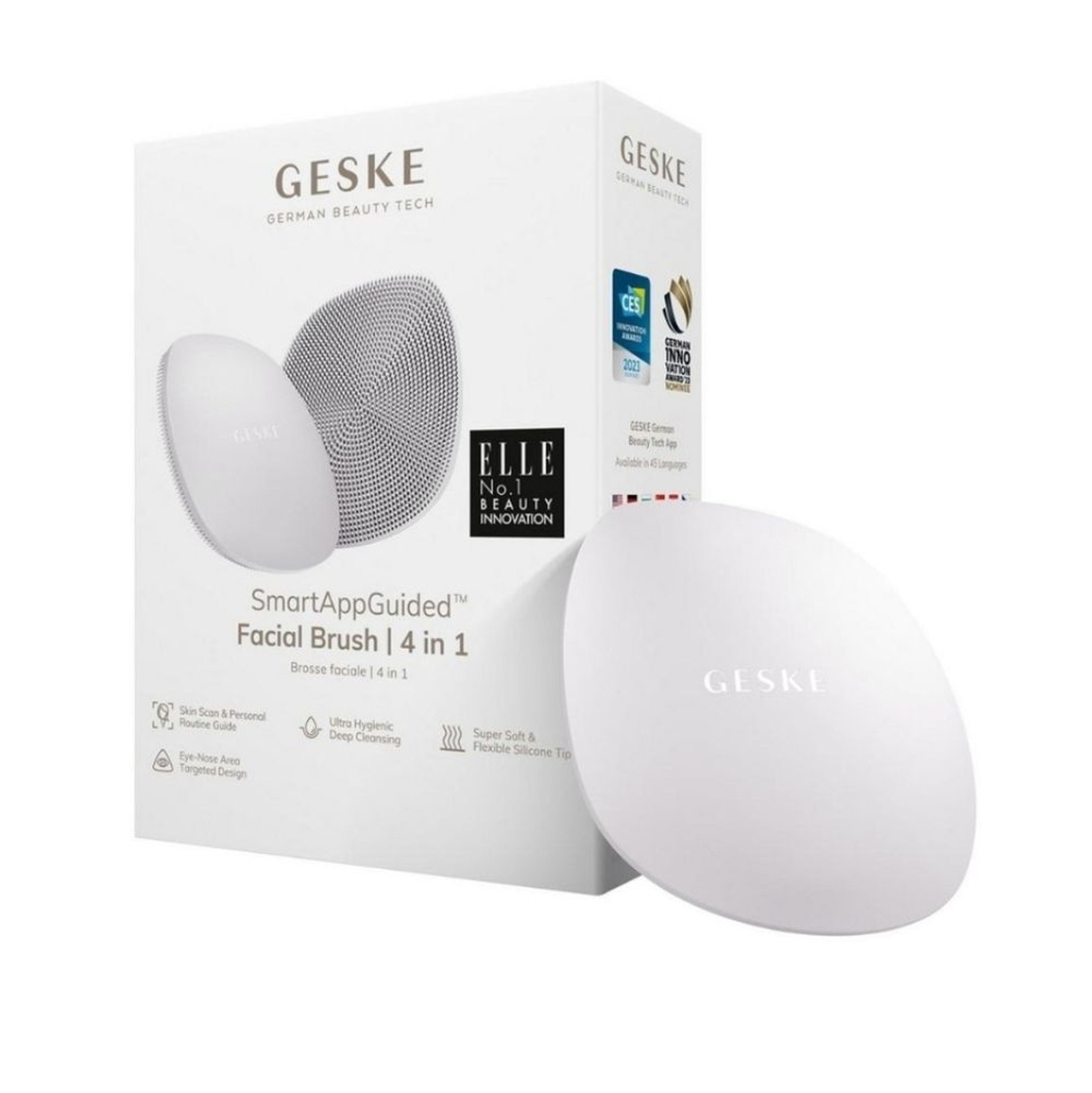 GESKE Smart App Guided 4 in 1 Facial Brush – Starlight – Brand NEW