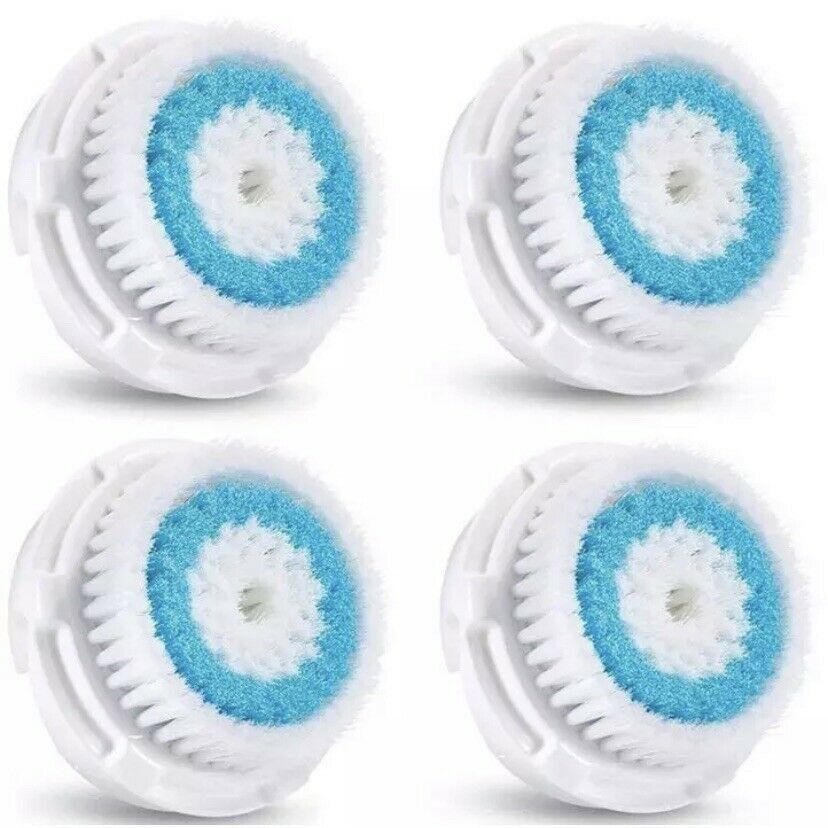 4 Pack Deep Pore Replacement Facial Brush Head For Clarisonic Mia 1, 2, 3 More