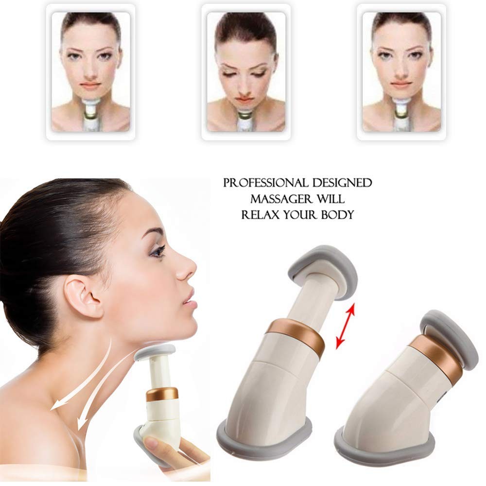 Neck Toning System – Neck, Double Chin & Jaw Exerciser – One size, Whtie