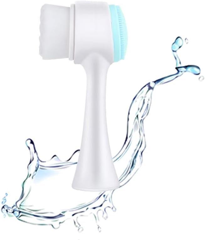 Stylish 2 in 1 Facial Cleansing Brush – Soft Bristles for Exquisite Skin Care