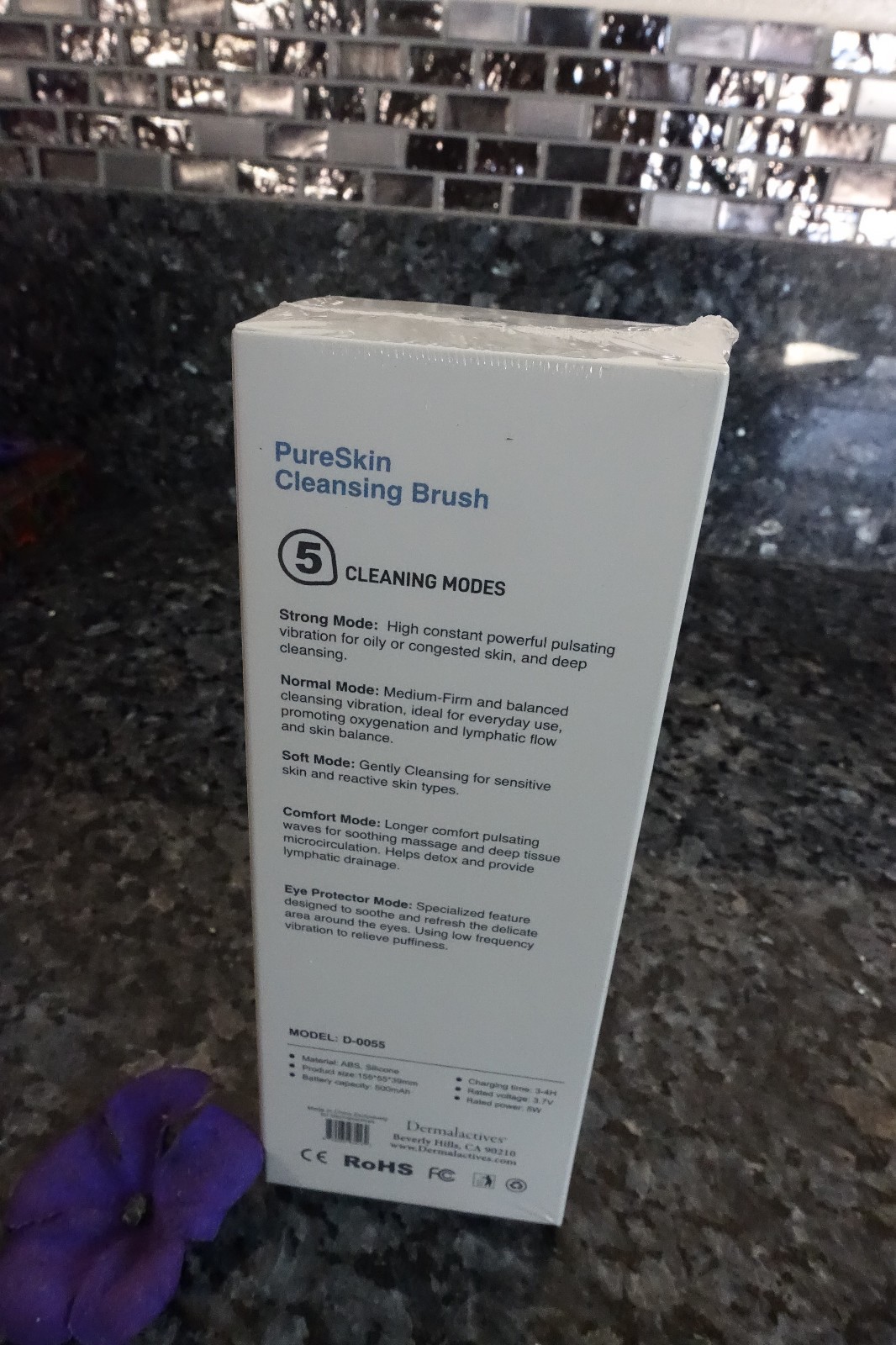 Dermalactives PureSkin Pure Skin Cleansing Brush NEW SEALED