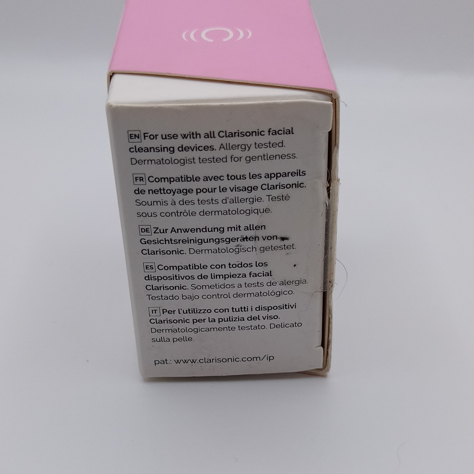 Clarisonic Daily Radiance Replacement Brush Head Pink New in Box