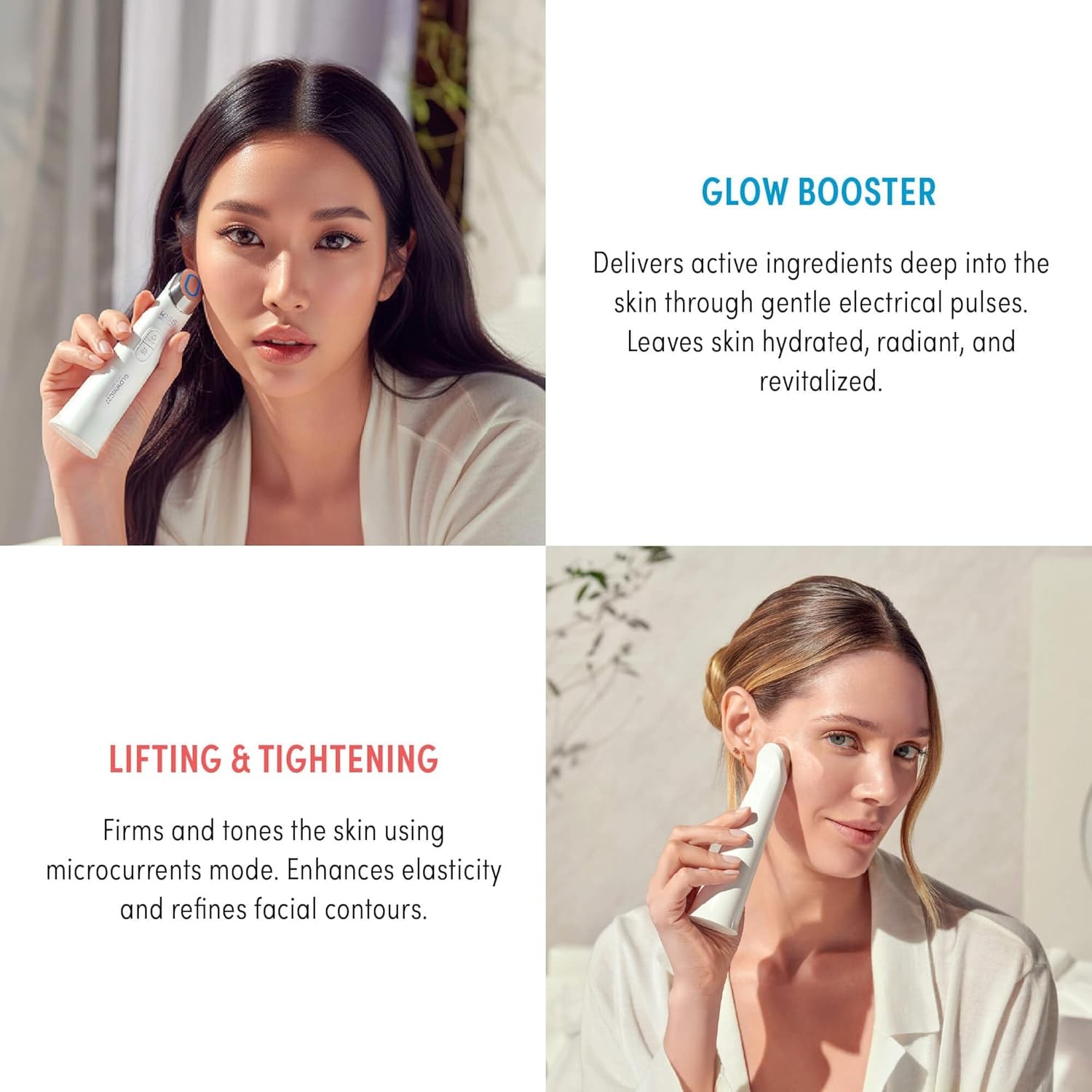KISS GLOWNIC27 Microcurrent Facial Device