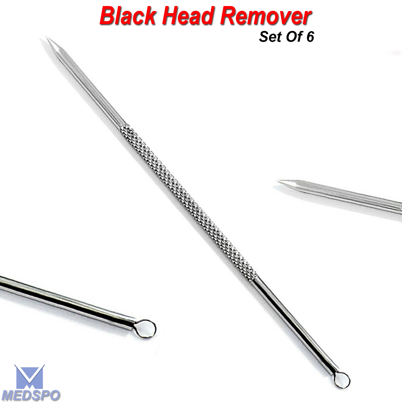 Acne Needle Blackhead Remover Pimple Blemish Comedone Extractor Tools Kits