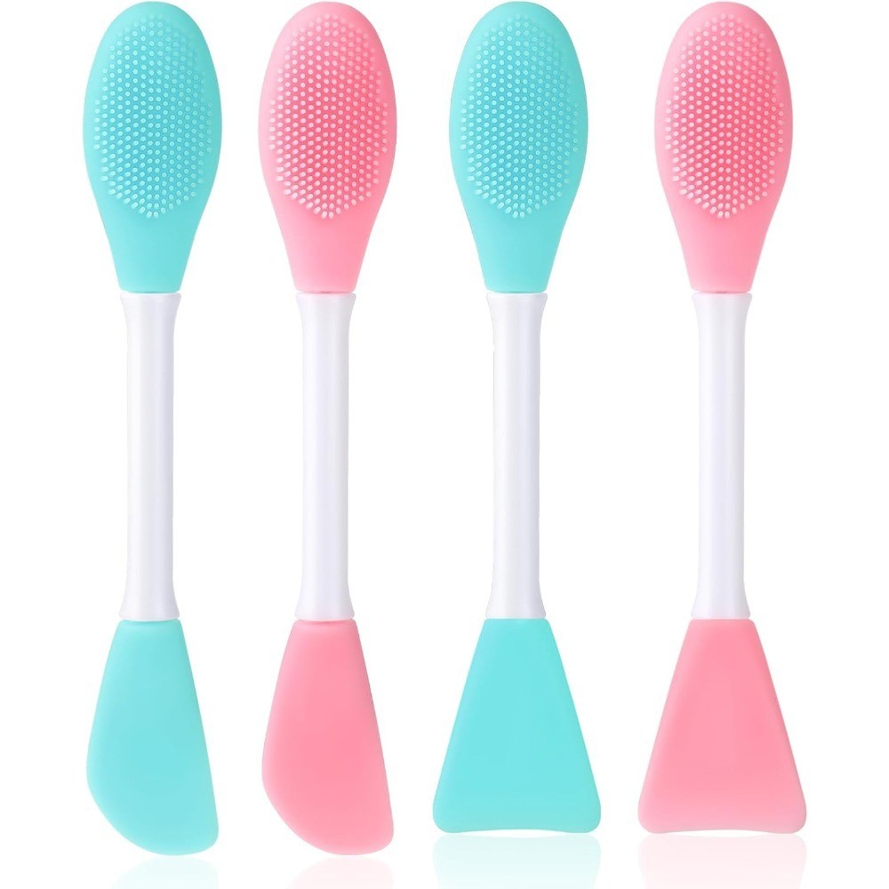 2-in-1 Double Sided Facial Scrubber Brush for Face Cleansing Pore Blackhead &