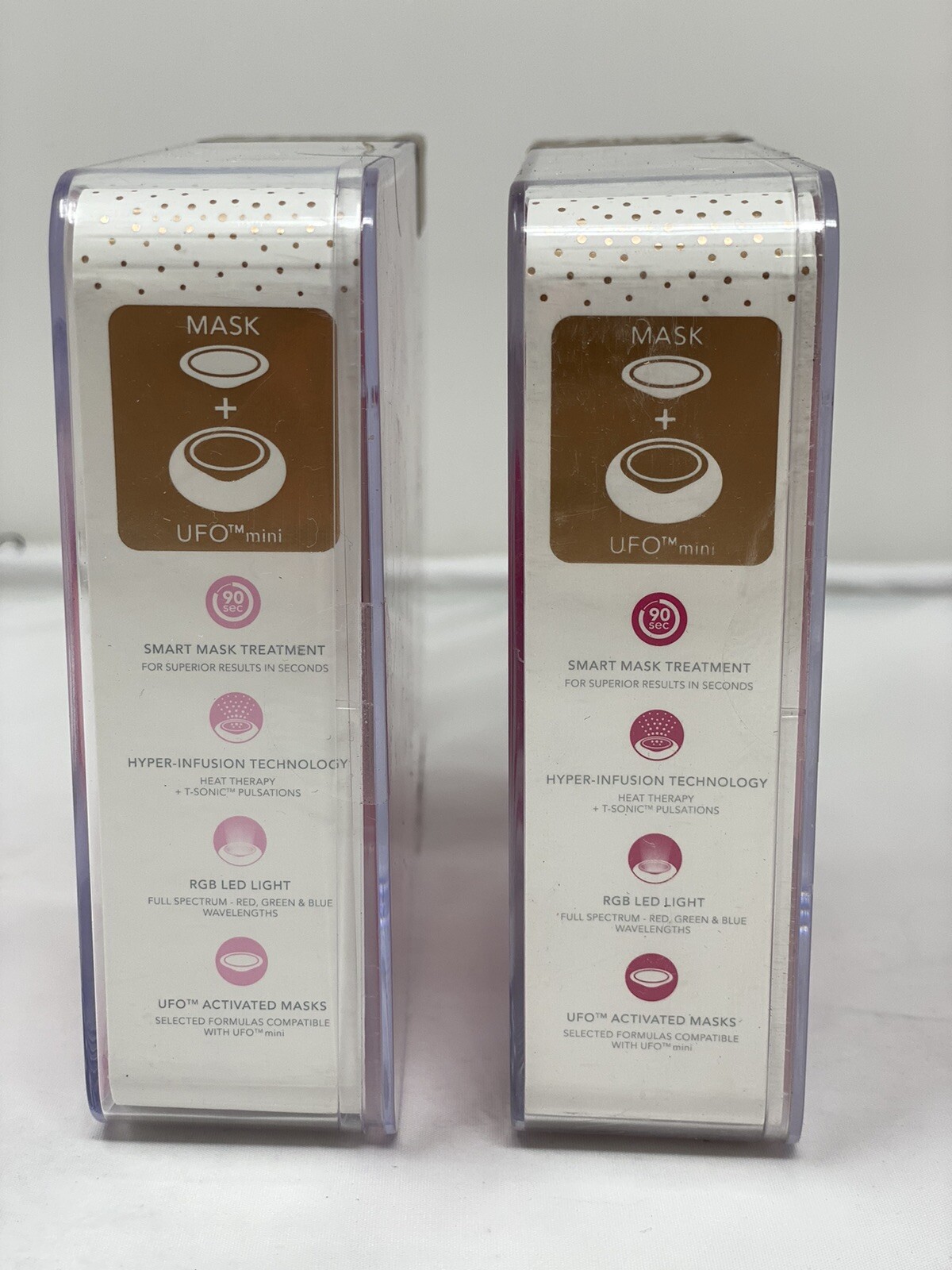 Lot Of 3 FOREO UFO Mini LED Thermo Activated Smart Mask & Luna Mini 3