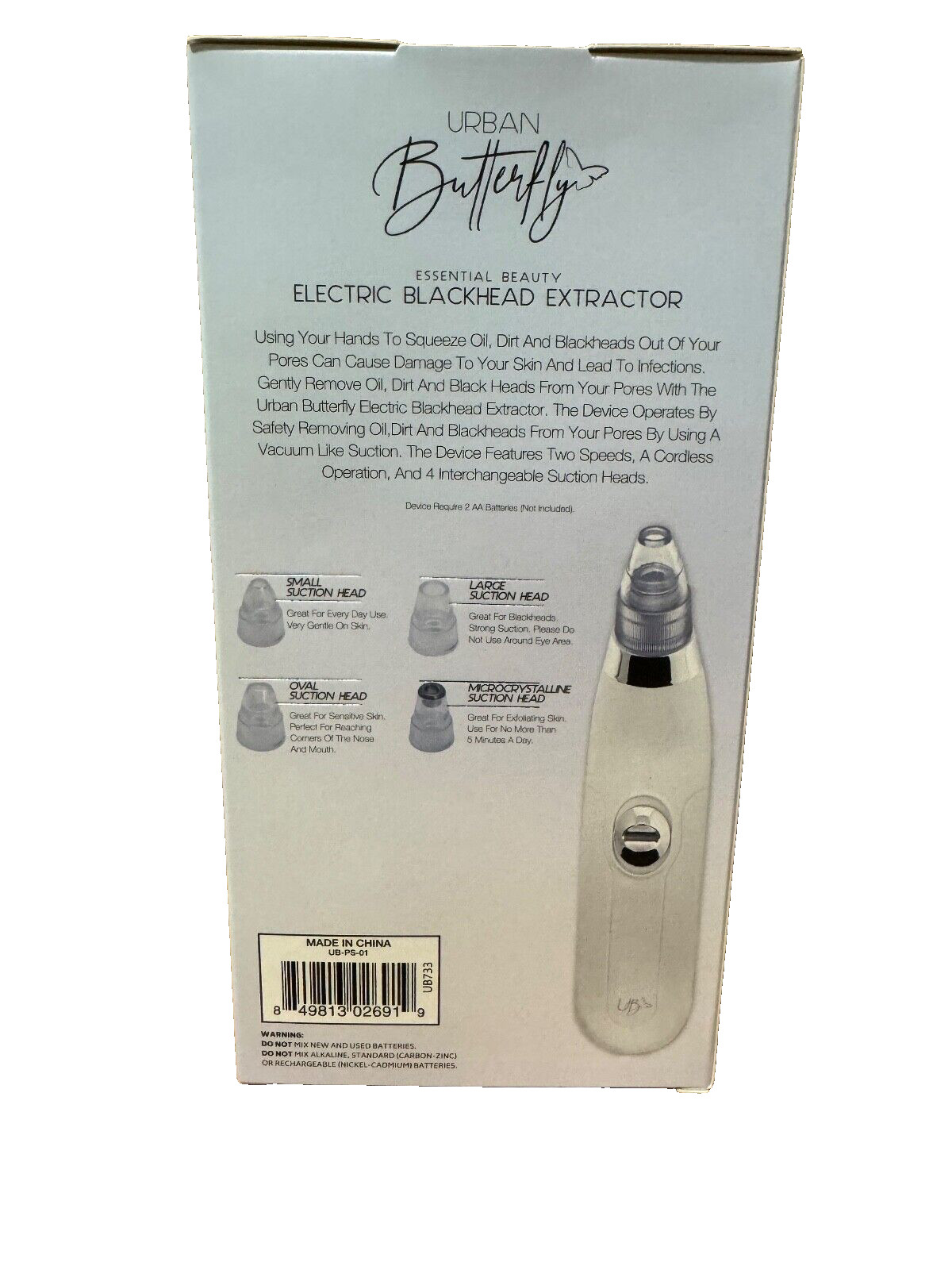 Electric Blackhead Extractor / Remover Pore Vacuum
