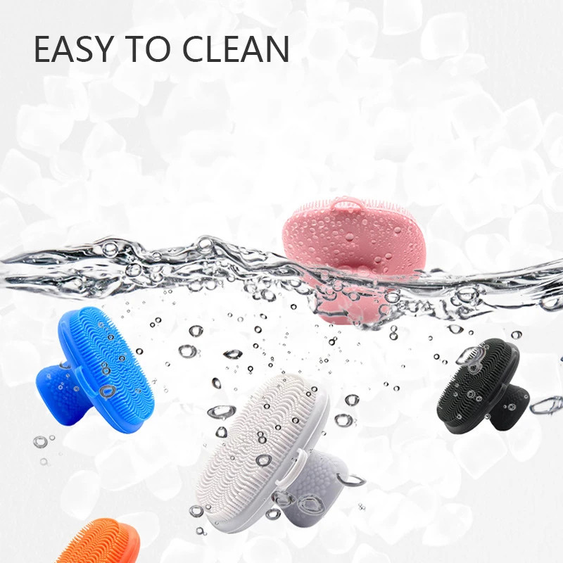 Silicone Face Cleansing Brush, Exfoliating Scrubber & Deep Pore Cleanser