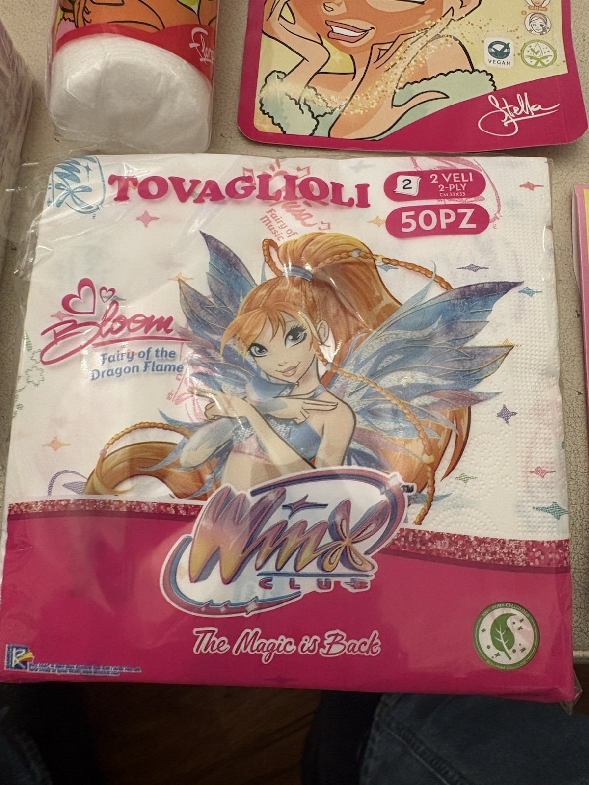 Winx Face Mask Set, Makeup Remover Pads, Star Bloom Wet Wipes