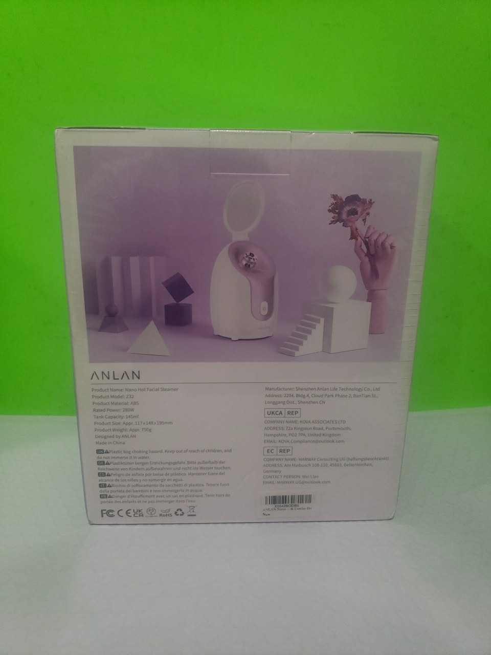 ANLAN Facial Steamer Nano Hot Facial Steamer for Skin Care Brand New
