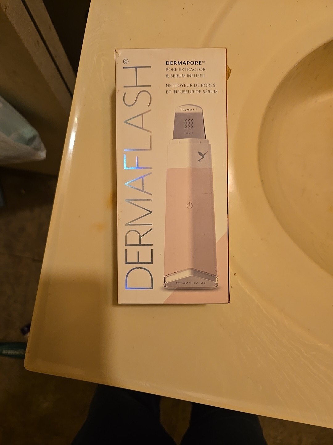 Dermaflash Dermapore+ Ultrasonic Pore Extractor + Skincare Infuser NEW Sealed