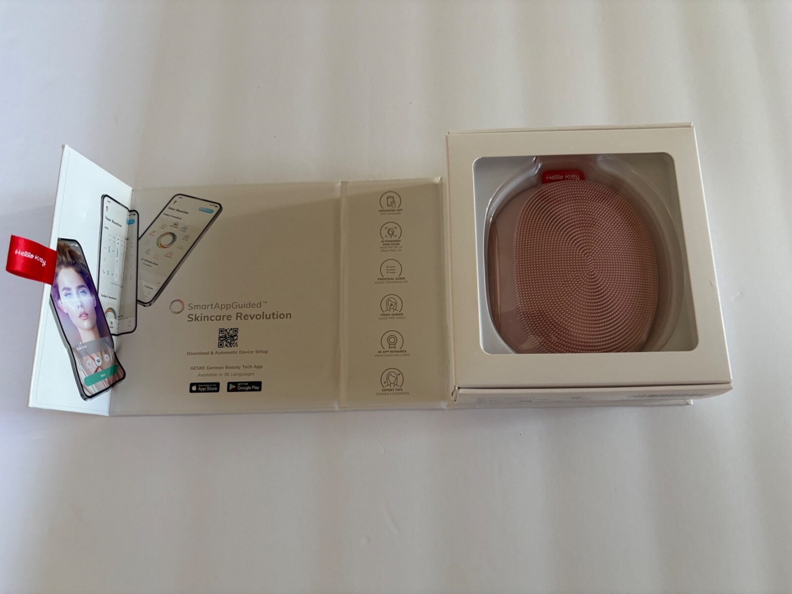 Hello Kitty Sonic Thermo Facial Brush. 5 in1. Pro Level. Elle Innovation.
