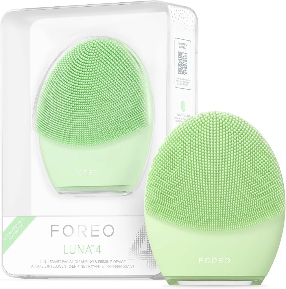FOREO LUNA 4 Face Cleansing Brush Firming Face Massager Combination Skin