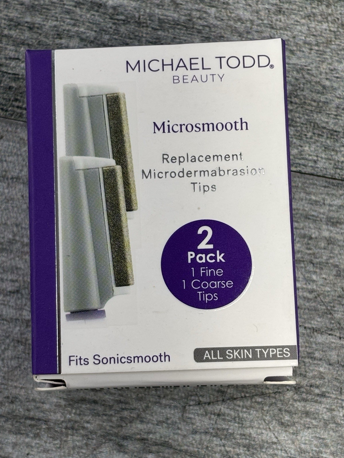 Michael Todd Beauty Microsmooth Replacement Microdermabrasion Tips 2 pack NEW!