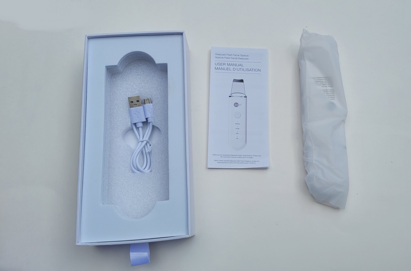 Skininc Deepcare Flash Facial Spatula Ultrasonic Pore & Skin Care Extractor