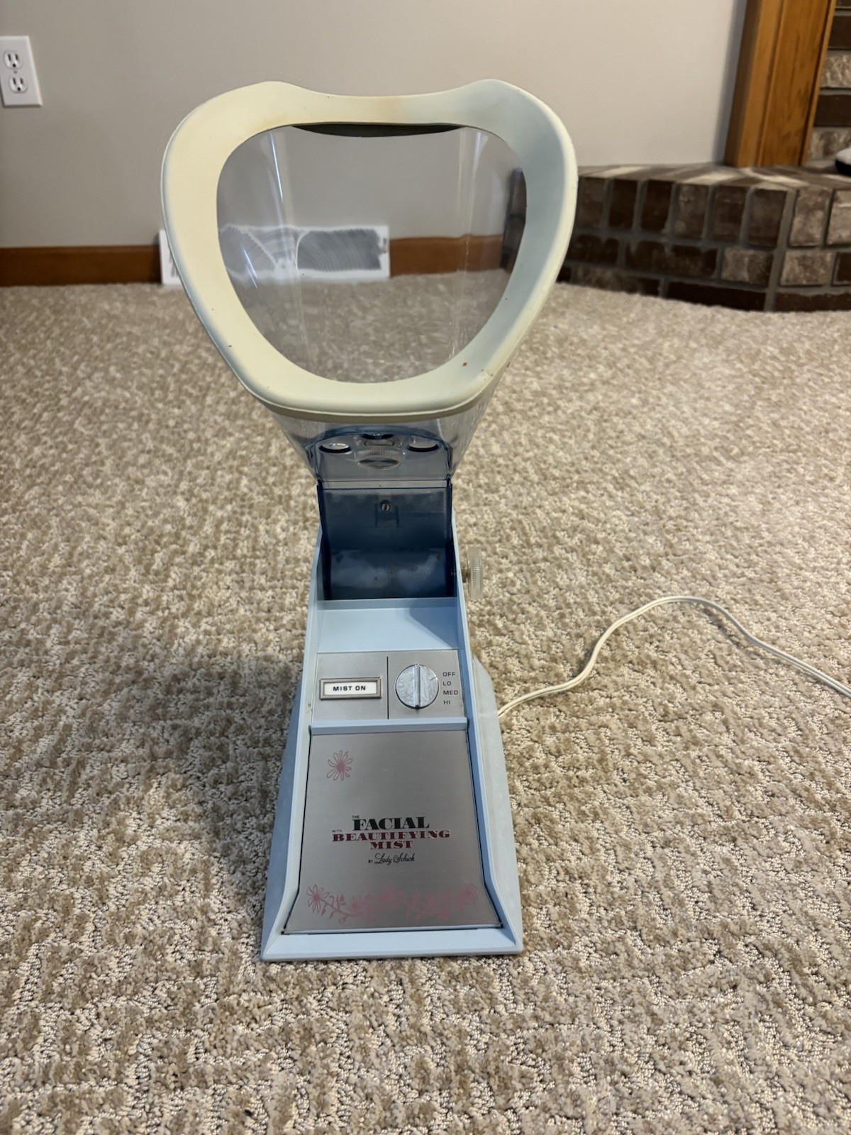 Lady Schick Facial Beautifying Mist Electric Facial Steamer, Adjustable, 3 Temp