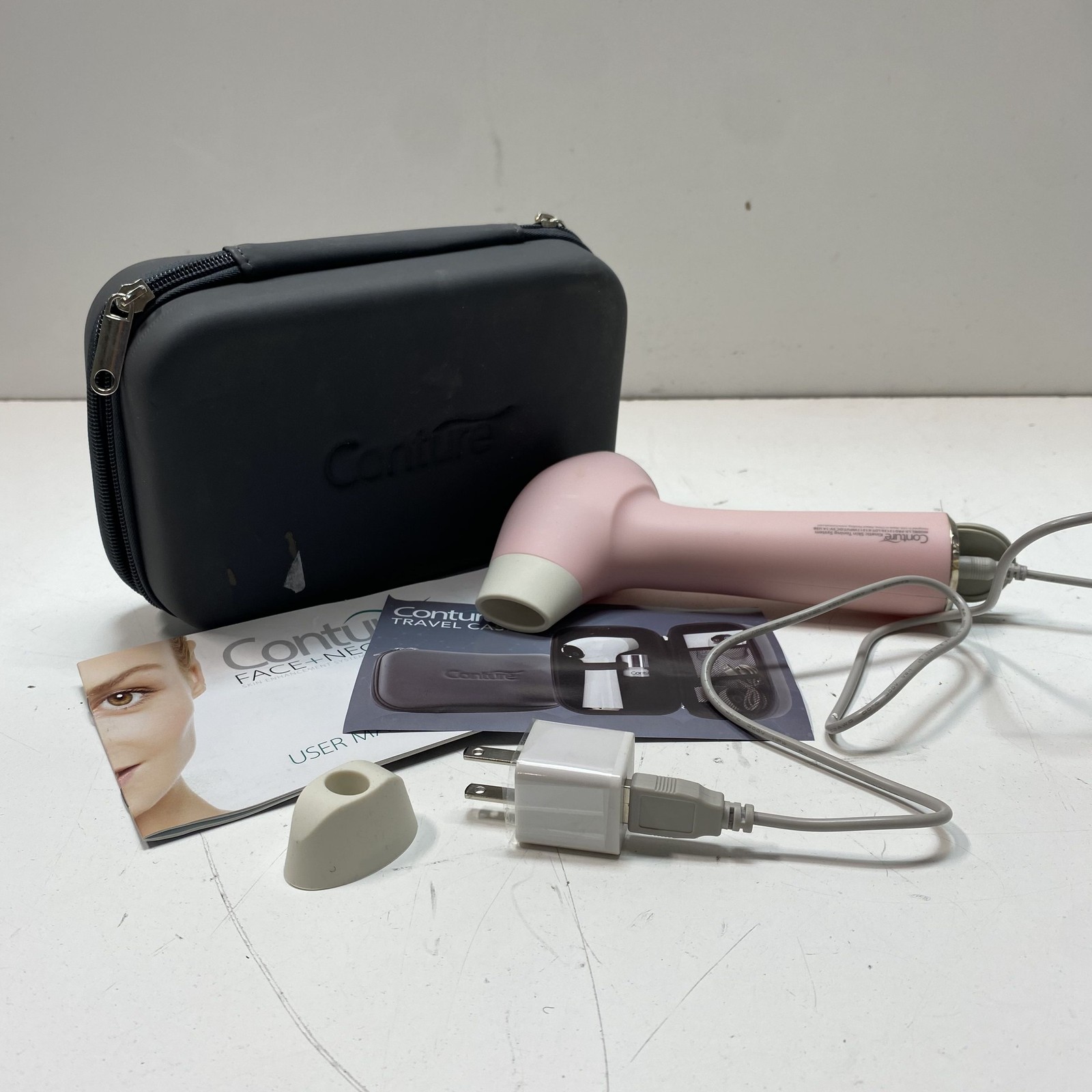 Conture Kinetic Skin Toning System LX-PRO1313b Pink Face Neck Travel Case