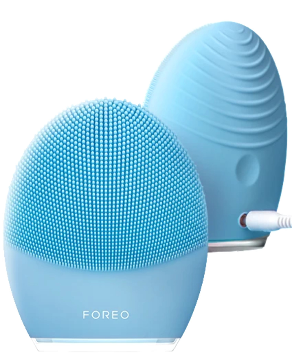 FOREO LUNA 3 Smart Facial Cleansing & Firming Massager Blue Combination Skin NEW