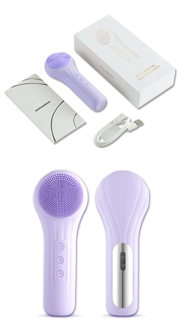 Hot Selling Electric Waterproof Silicone Facial Cleansing Brush For Women & Men