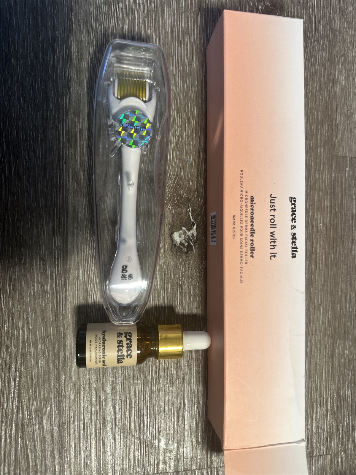 Microneedle Facial Roller Grace And Stella Just Roll With New In Box