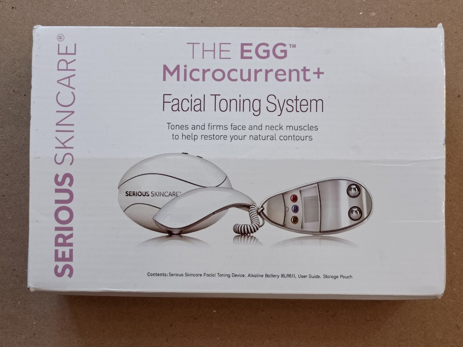 BRAND NEW / Serious Skincare The EGG Microcurrent Facial Toning System PINK
