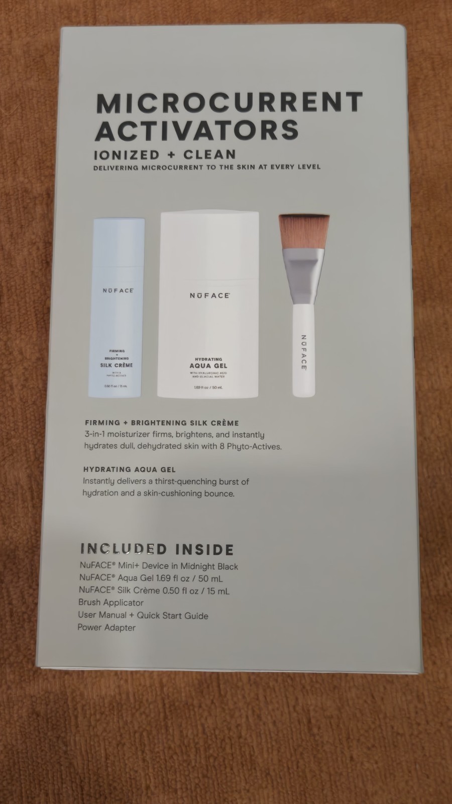 NuFace Mini+ Facial Toning Device Midnight Black New In Box. Fast Ship.