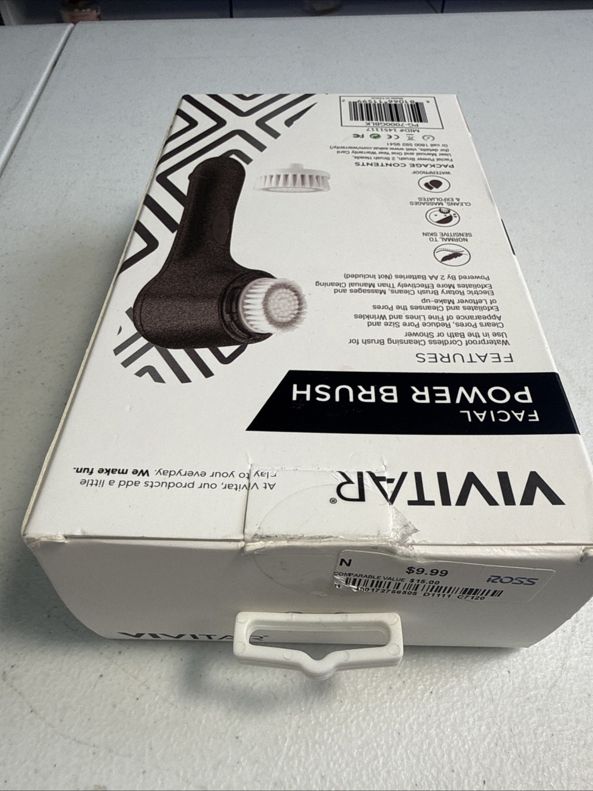 Vivitar Simply Beautiful Facial Power Brush – Glitter Series – BRAND NEW