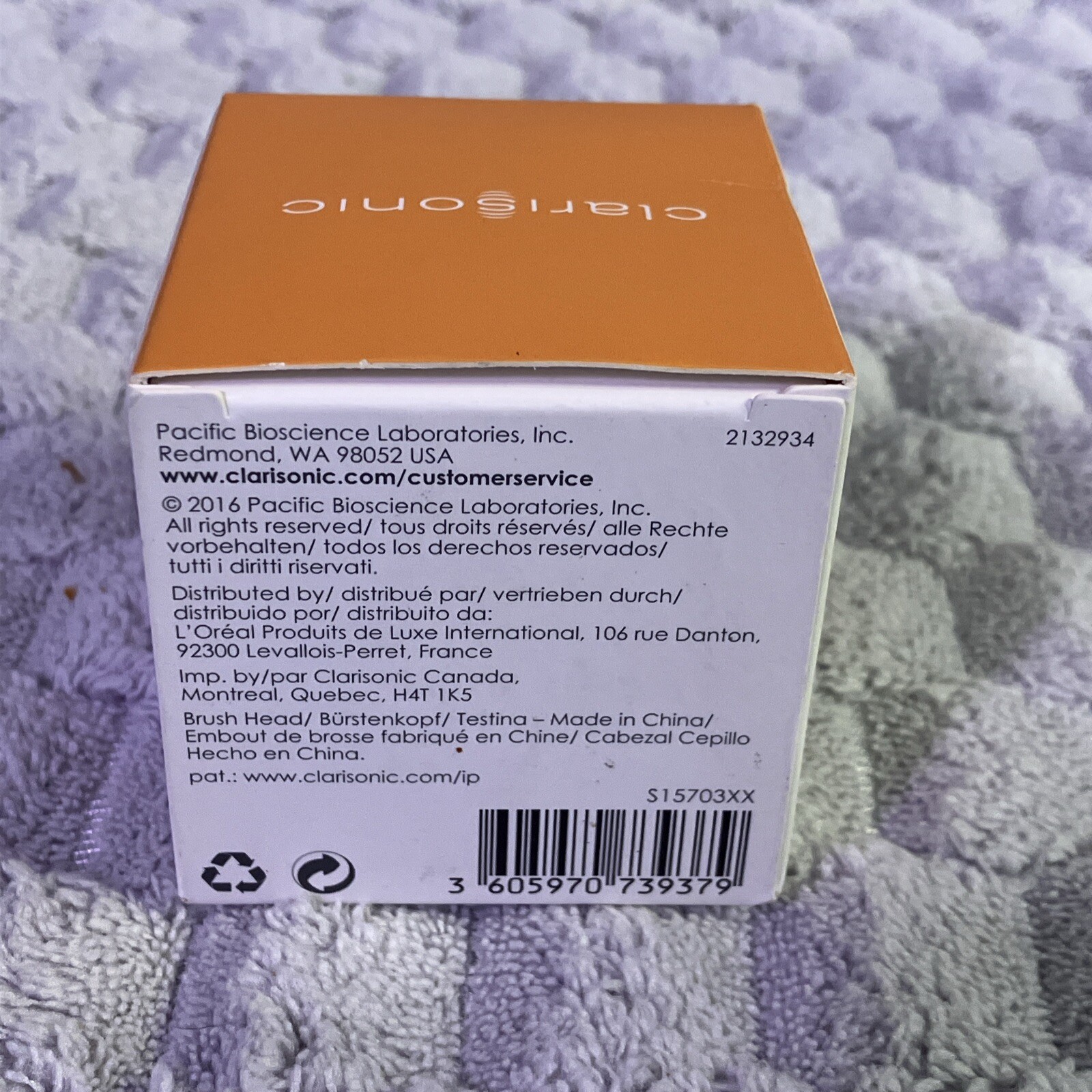 2-pack Clarisonic Radiance Brush Head – All Skin Type New.