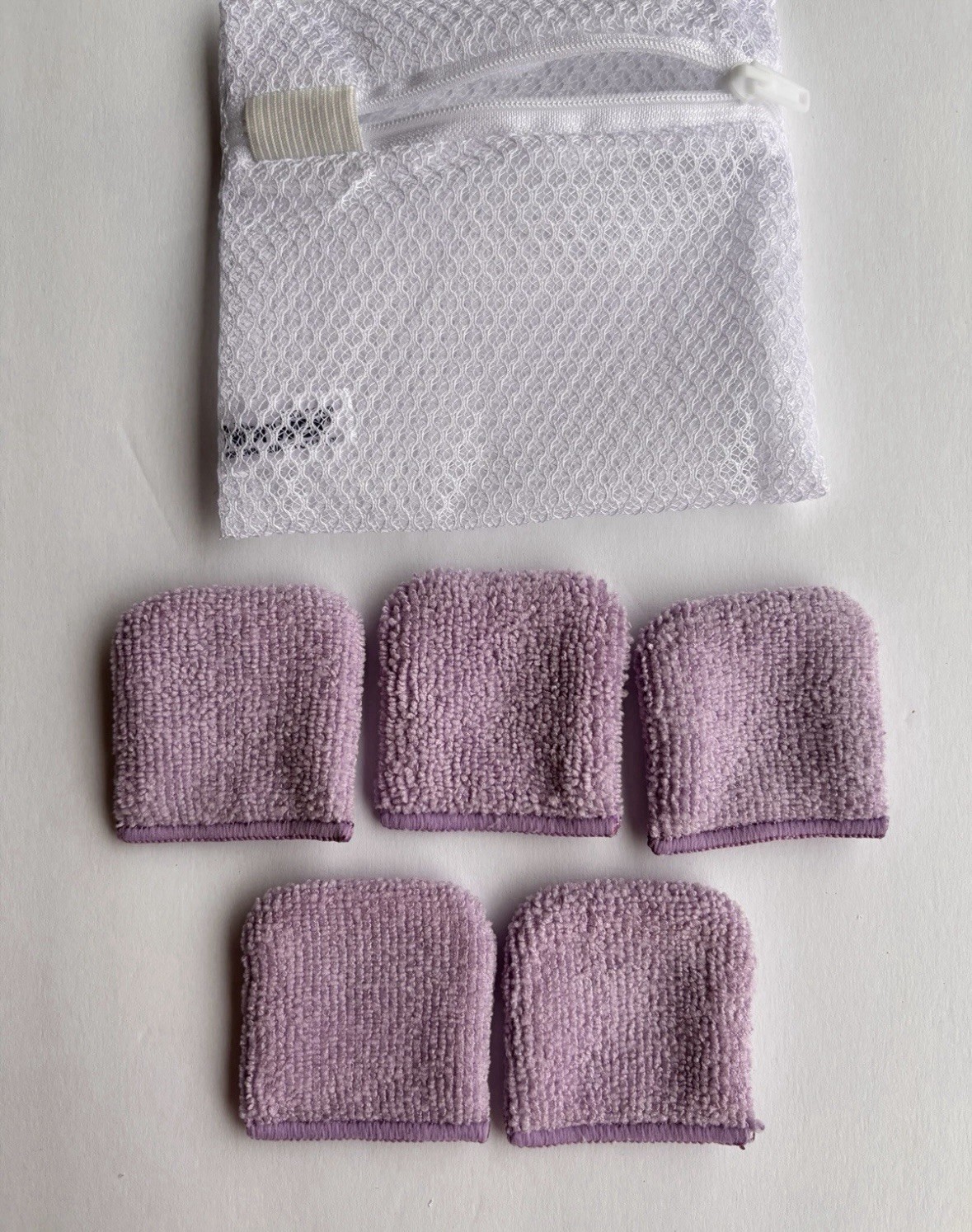 NEW Norwex Facial Pads with BacLock Purple With Mesh Washing Pouch