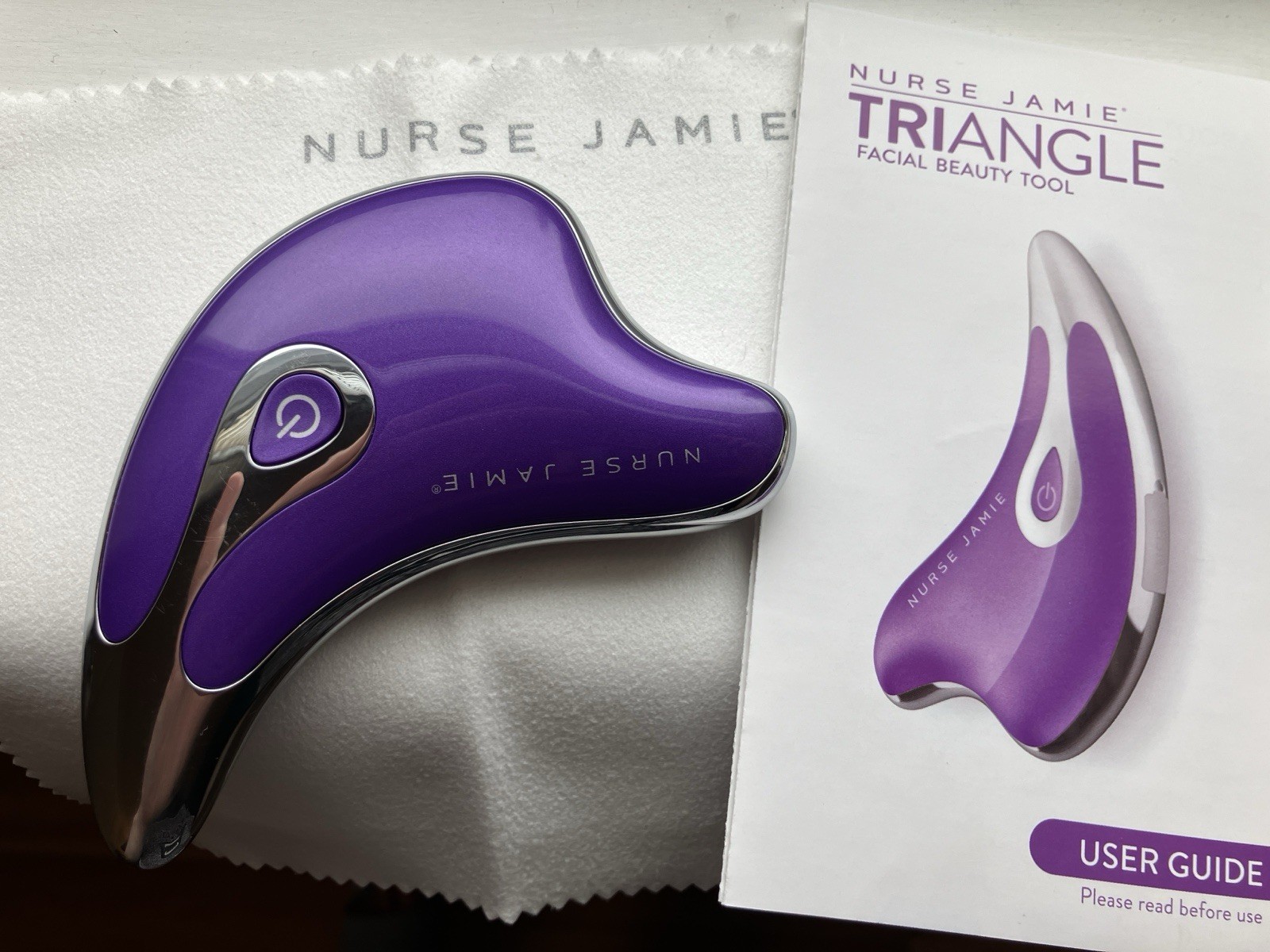 Nurse Jamie TRIANGLE Facial Beauty Tool Sculpting Firming Sonic Guasha Massager