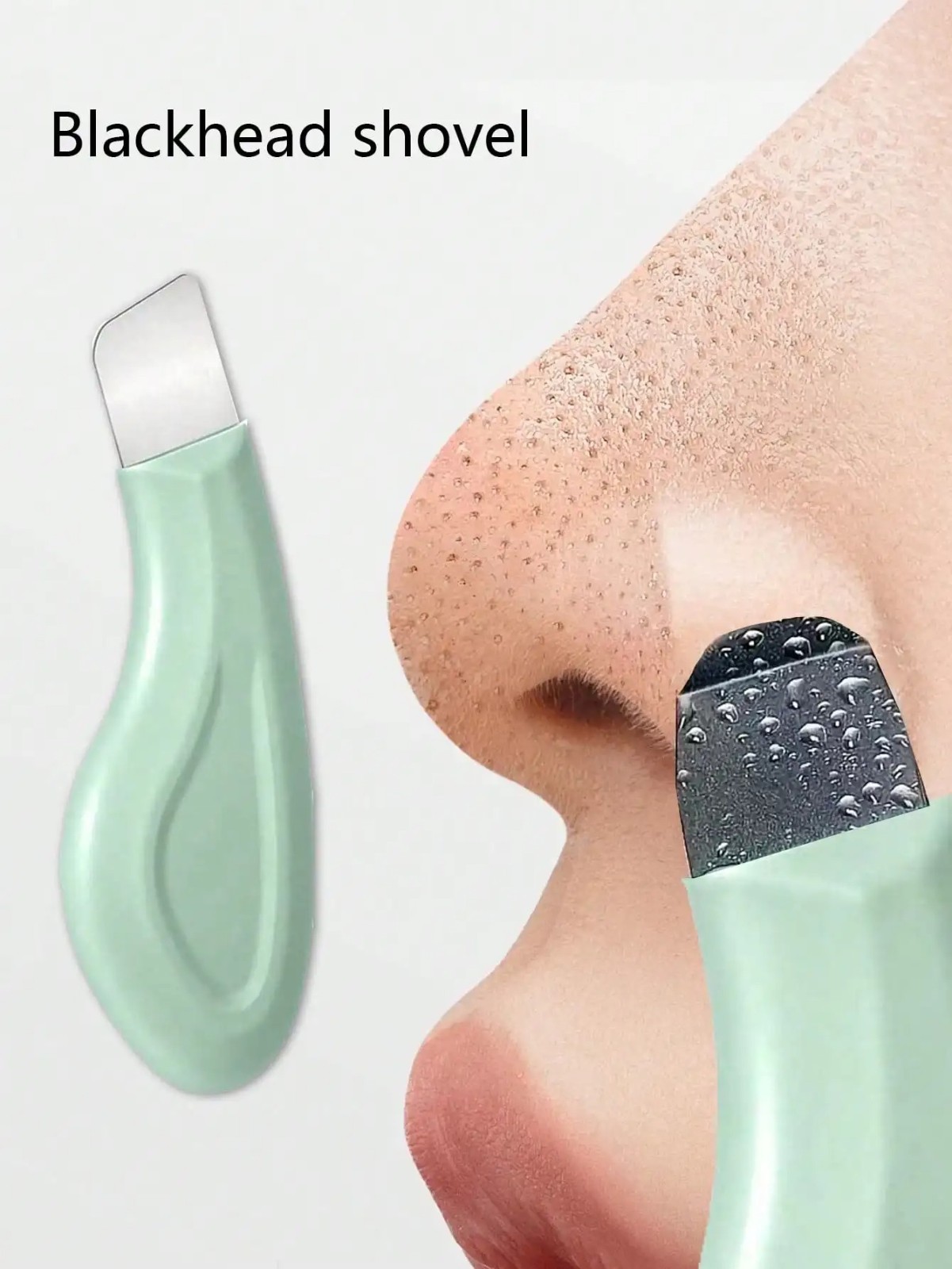 Facial Blackhead Remover Tool Silicone Nose Pore Cleanser Skin Scraper