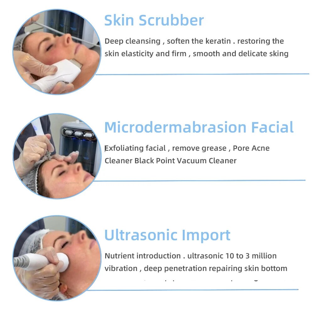 Hydro Beauty machine Skin Cleansing Facial Machine anti aging Dead Skin Removal