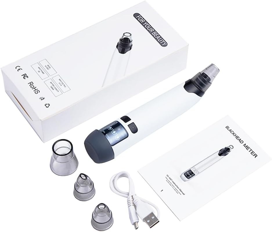 Electric Blackhead Remover Pore Vacuum Suction Diamond Dermabrasion Face Cleaner