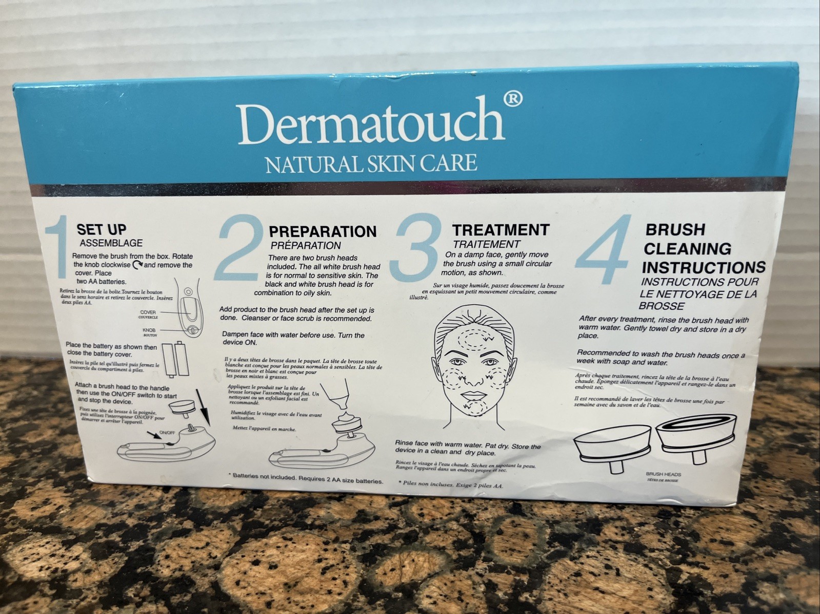 Dermatouch Skin Perfecting System Facial Brush Set – New